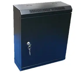 DATACOM 10" rack jednodílný 12U 140  černé / plechové dveře