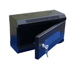 DATACOM 10" rack jednodílný 4U 140 (skleněné dveře) černé