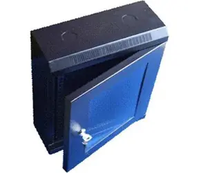 DATACOM 10" rack jednodílný 9U 140 černé / skleněné dveře