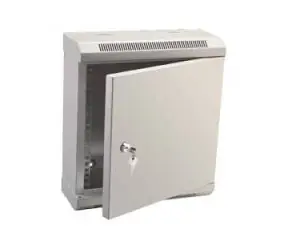 DATACOM 10" rack jednodílný 9U 280 (plechové dveře) šedé 