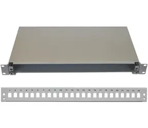 OEM 19" optická vana 24xsc simplex šedá / včetně kazety