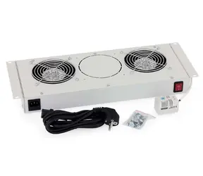 Triton Ventilační jednotka 19" pro nástěnné rozvaděče / 2 ventilátory
