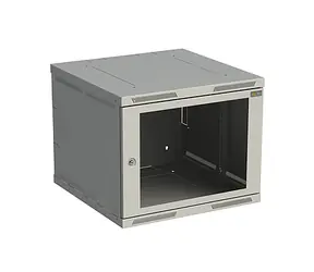 Solarix SENSA-9U-66-11-G rozvaděč nástěnný 9U 600mm / dveře sklo / RAL 7035