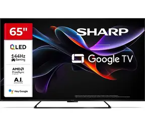 65" SHARP 65HR7265E černá / 3840 x 2160 / QLED / HDMI / USB / Wi-Fi / DVB-T&T2&C&S&S2 / repro 24W