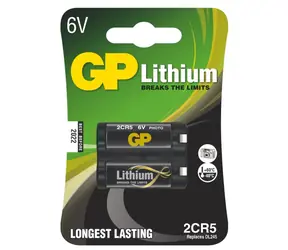 GP 2CR5 / lithiová baterie 3 V / 1400 mAh 