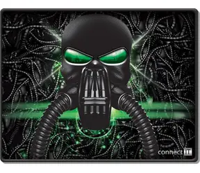 CONNECT IT CMP-1100-SM BATTLE RNBW černá / Herní podložka pod myš / 320 x 265 x 3 mm