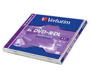 Verbatim DVD+R DoubleLayer 8.5GB 1ks / 8x / jewel