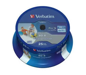 Verbatim BD-R SL Datalife 25GB 25ks / 6x / Wide Printable / Spindle