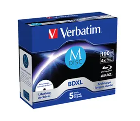 Verbatim MDisc BDXL 100GB 5ks / 4x /Jewel