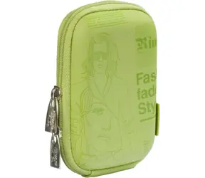 Riva Case 7023 pouzdro na fotoaparát zelená Newspaper