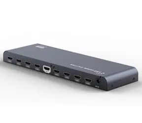 PremiumCord HDMI 2.0 splitter 1-8 portů / 4K x 2K/60Hz / FULL HD / 3D / černý