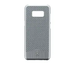 Mercedes Hard Case Wave V Alu zadní kryt pro Samsung G955 Galaxy S8 Plus stříbrná