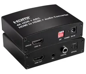 PremiumCord HDMI2.0 Repeater / Extender 4Kx2K@60Hz s oddělením audia / stereo jack / Toslink / RCA