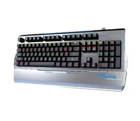 E-BLUE EKM752 šedá / herní klávesnice / drátová (USB) / US / mechanická / podsvícená