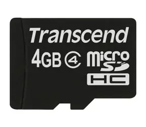 Transcend microSDHC  4GB Class 4