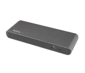 StarTech Thunderbolt 3 Dual-4K - dokovací stanice pro notebooky / Thunderbolt 3 / DP / USB / Mini-jack 3.5mm / LAN
