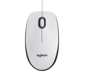 Logitech M100 / Myš / USB / Bílá