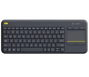 Logitech Wireless K400 Plus DE / Bezdrátová klávesnice / Touchpad / USB