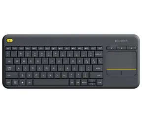 Logitech Wireless K400 Plus / Bezdrátová klávesnice / Touchpad / USB / Pan Nordic