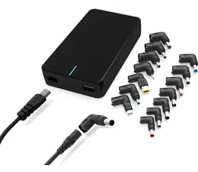 MicroBattery Univerzální napájecí adaptér pro notebooky 90W / USB 5V 2.1A / DC 14.5-20V / 14 koncovek
