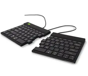 R-Go Tools Split Keyboard US (v2) černá / Rozkládací kompaktní klávesnice / US