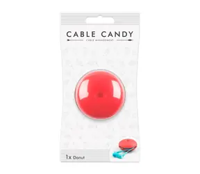 Cable Candy Donut Kabelový organizér růžová