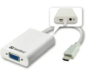 Sandberg konvertor HDMI na VGA+audio
