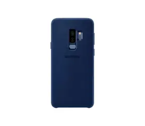 Samsung Alcantara kožený zadní kryt pro Samsung Galaxy S9 Plus modrá