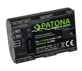 PATONA baterie pro foto Canon LP-E6N / 2040mAh / Li-Ion Premium