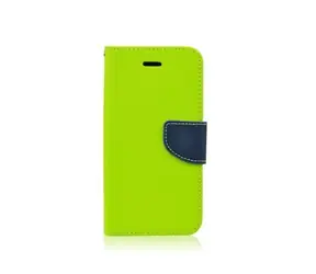 Mercury FANCY DIARY pouzdro pro Samsung J100 Galaxy J1 limetkovo-modrá