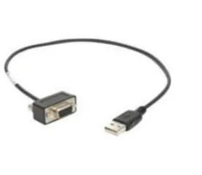 Zebra kabel pro montáž do kiosku / D-Sub DE-9 F / USB-A / rovný / 45cm / černá