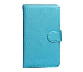 FASHION BOOK UNI pouzdro pro 5.8" - 6.2" tyrkysová