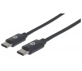Manhattan kabel Hi-Speed USB-C samec > USB-C samec 0.5m / černá