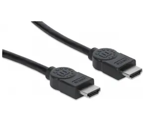 Manhattan HDMI kabel s ethernetem HDMI-HDMI 15m / stíněný / černá