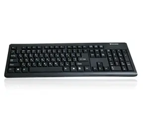 VAKOSS TK-204UK černá / drátová klávesnice / USB / 1.4m / Cyrilice RU