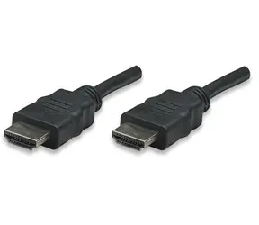 Manhattan HDMI kabel s ethernetem 15m / HDMI-HDMI / stíněný / černá