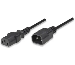 Manhattan kabel napájecí pro monitor - C14M-C13F / 1.8m