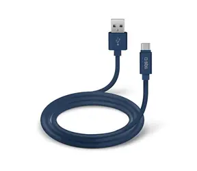 SBS Polo USB-C silikonový kabel modrá / doprodej