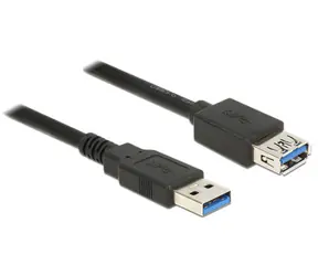 DeLock Prodlužovací kabel USB 3.0 Typ-A samec > USB 3.0 Typ-A samice 5 m černá