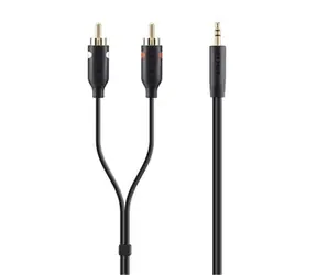 Belkin Audio kabel 1 x 3.5mm - 2 x RCA 2m / portable Y 