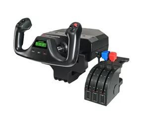 Logitech G Saitek Pro Flight - Yoke System / ovládací páky a knipl pro letecké simulátory