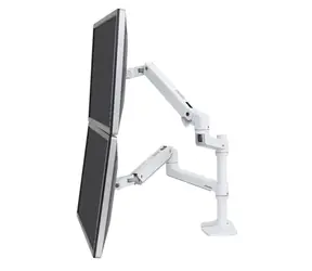 ERGOTRON LX Dual Stacking Arm bílá / Stolní držák s ramenem pro dva LCD