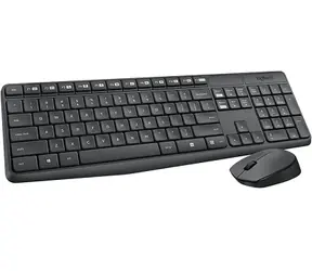 Logitech Wireless Desktop MK235 IT / Klávesnice / Myš / USB / Šedá / IT