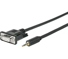 VivoLink Pro 3.5mm - VGA 9pin kabel M-F 25m / 24AWG / dvojité stínění / zlacený konektor
