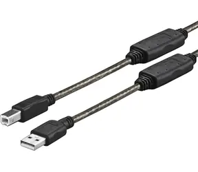 VivoLink USB 2.0 A - B kabel M - M 20m