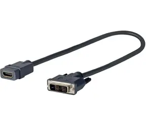 VivoLink Pro DVI - HDMI M - F 0.2m / 2560x1600 / trojité stínění