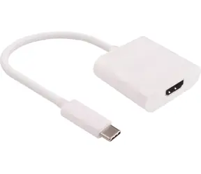 MicroConnect adaptér USB3.1 C (M) - HDMI (F) / 15cm / bílá
