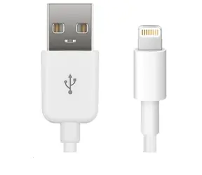 MicroConnect datový kabel USB - Lightning / 2m / bílá