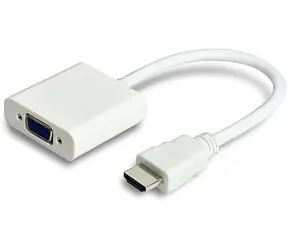 MicroConnect Adaptér HDMI 1.4 - VGA M-F / 1920x1080p@60MHz / no audio / 0.3m / bílá