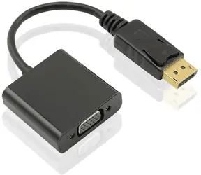 MicroConnect Adaptér DisplayPort 1.2 - VGA M-F / 15cm / Aktivní / 1920x1080 / černá
